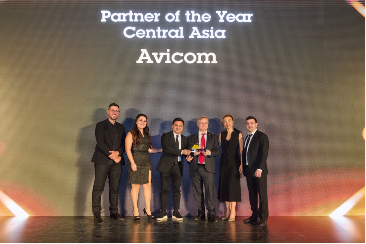 AVICOM – победитель премии «Партнер года в Центральной Азии» от Axis Communication